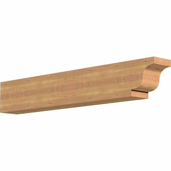 Ekena Millwork Newport Smooth Rafter Tail, Western Red Cedar, 5 1/2"W x 8"H x 48"L RFT06X08X48NEW00SWR - main